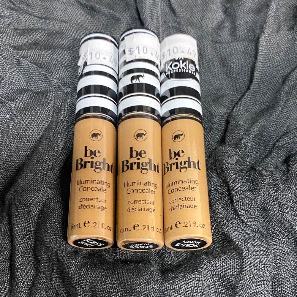 Kokie Be Bright Illuminating Concealer Trio- SC855 Honey